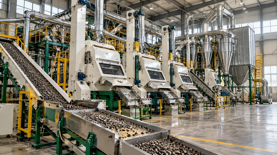 Ayçiçeği Tohumu Temizleme Hattı